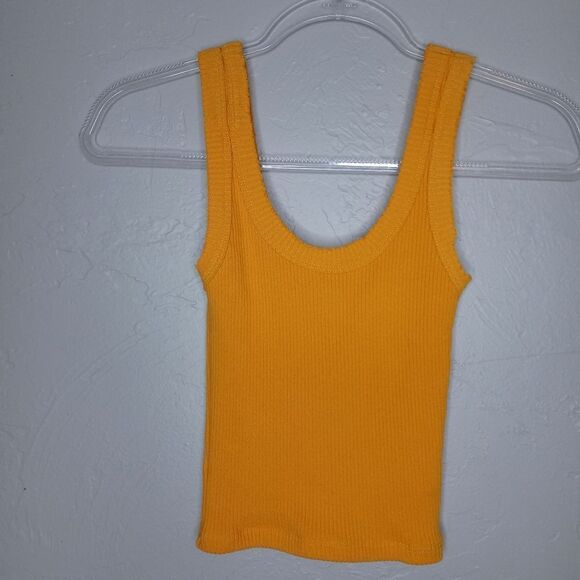 Urban Outfitters Tops - Urban Outfitters Golden Yellow Ribbed Tank